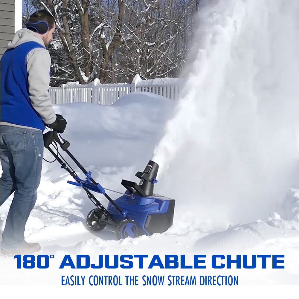 Snow Joe Ultra 15 Amp Electric Corded Snow Blower, 2 Blade Auger, 21 Inch Wide, SJ625E
