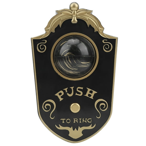 Timbre Decorativo De Halloween Con Ojo Luminoso Y Sonidos - Decoración Aterradora Para Puerta