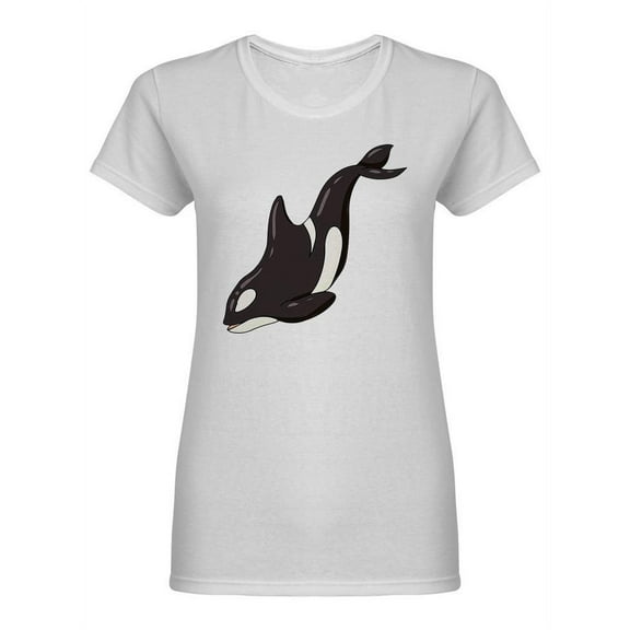Great Orca Shaped T-Shirt Women -Image by Shutterstock, Female XX-Large