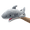 Gray, variant on Just qunseen Shark Hand Puppet 13'' Soft Plush Toy Ocean Animal Storytelling Gift for Boys Girls