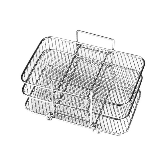 Dehydrator Grill Stand Stackable Three Layer Multifunctional Heat Resistant Cooking Rack for Pinxia/for Mizi/for Biyi/for Keshuai 12L Fryer