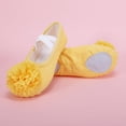 thumbnail image 4 of Abomasnow Girls Flower Crisscross Elastic Strap Split Sole Ballet Dance Shoes Casual Breathable Shoes, 4 of 9