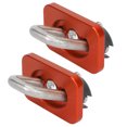 thumbnail image 3 of 2 anclajes de acero inoxidable para pared lateral de caja de camioneta, repuesto para Chevy Silverado Colorado, color naranja., 3 of 14