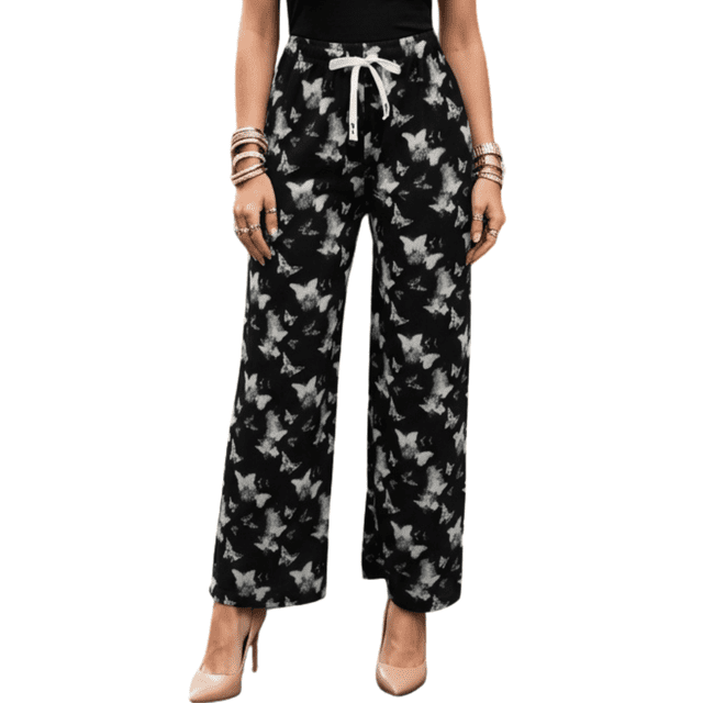 Pants Mujer Corte Ancho Unitalla Diseño Moderno y Fresco para Verano