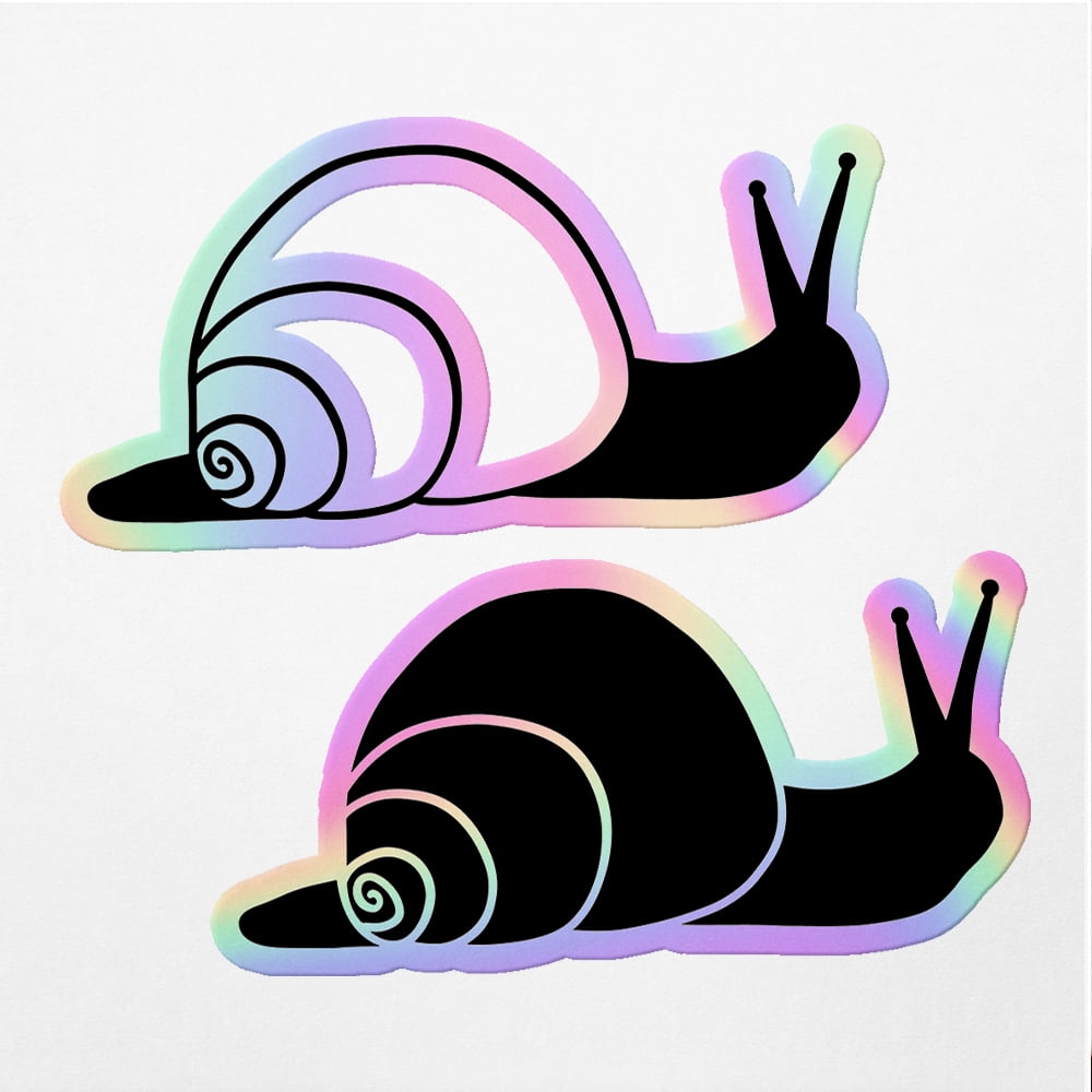 Vinyl Stickers Decals Of Snails Animal Apply On Any Smooth Surfaces