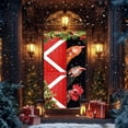 thumbnail image 5 of Funny Merry Christmas Door Cover Backdrop, Cute Animals Background for Xmas Holidays New Year Party Winter Decoration, 5 of 6
