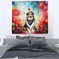 thumbnail image 3 of Hello 2025 Australian Shepherd Celebrates Happy New Year Firework Balloon Tapestry Aussie Dog Lover Gifts Wall Hanging Backdrop Home Decor - 02024, 3 of 5