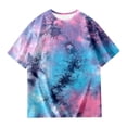 thumbnail image 4 of MuXiKeJi Clothes Kids Boys Girls T-Shirts 3D Graphic Shirts Kids Neon Tie Dye Short Sleeve Glow Tees Animal Print Tees, 4 of 4