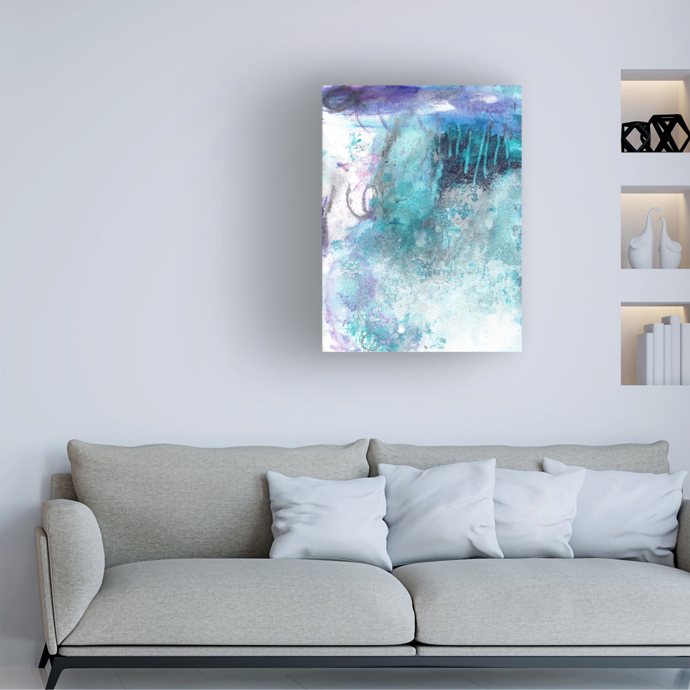 Canvas Wall Art - Deb Chaney 'Book Cover I Of Ii' Wall Art for Living Room, Bedroom, or Office Décor by Trademark Fine Art - 24 x 32 Inches