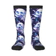 thumbnail image 1 of Balery blue starry sky Skull flower Calcetines novedosos Calcetines deportivos Calcetines hasta la rodilla Calcetines de algodón Calcetines originales y geniales, 1 of 6