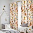 thumbnail image 5 of Blackout Kids Curtains,Pioneer Flower Floral Print Pattern Childrens Insulated Curtains Set Of 2,Bedroom Essentials,Toddler Room Decor 52"x84", 5 of 5