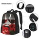 thumbnail image 3 of Balery Red Wine Rose Mochila Escolar 3 en 1 para Niños - Mochila Resistente con Lonchera Térmica y Estuche - Mochila Escolar para Niños y Niñas, 3 of 7