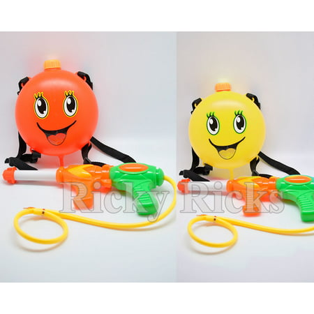 Water Gun Backpack Squirt Pool Toy Soaker Pressure Pump Spray Super Kids