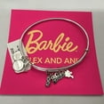 thumbnail image 4 of Alex and Ani Barbie Charm Bangle Bracelet Silver/Trio One Size, 4 of 4