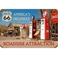 thumbnail image 1 of Vintage Placa Metal Gasolinera Rectangular Pintura Hierro Pared 30x20cm, 1 of 9