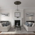 thumbnail image 5 of 47 5/8"OD x 2 3/4"P Milan Ceiling Medallion, Hand-Painted Stone Hearth Crackle, 5 of 6