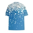 thumbnail image 7 of 4X Women's Plus Size Clothes Under $10 Oversized Round Neck Short Sleeved Solid Summer Base Shirt Sports T-shirt Tops, 7 of 7