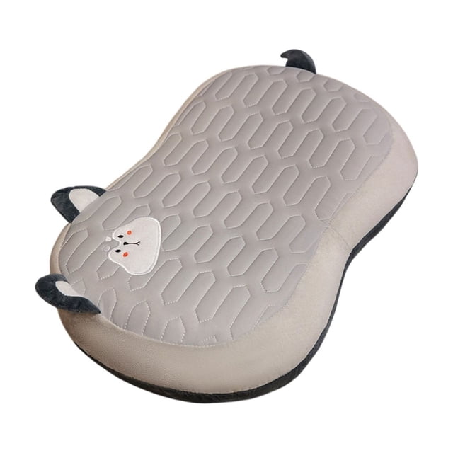 Sofa Vama Ropa de Cama Almohada de seda helada para el vientre, ideal para la oficina, la siesta, los viajes y el sofá, ergonómica, transpirable, lavable, portátil, para escritorio. for Navideño