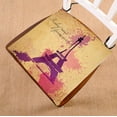 thumbnail image 1 of ABPHQTO Elegance Ink Splash Of Eiffel Tower And Calligraphy Cojín para silla Cojín para asiento Cojín para silla Cojín para suelo 50x50 cm, 1 of 1