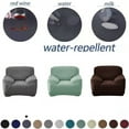 thumbnail image 2 of Stretch Sofa Slipcover Sofa Cover Furniture Protector Couch Soft with Elastic Bottom With Jacquard Fabric Small Checks Couch Covers, 2 of 7