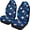 Tropical Floral & Palm Leaf Print, variant on XYZCANDO Tropical Hibiscus Floral Car Seat Covers for Woman Stretchy Car Front Seat Covers Anti-Slip Waterproof, for SUV Vehicle Auto