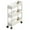 White, variant on TNDBKQWR 3-Tiered Multipurpose Storage Cart Storage Rack, Dorm Room Storage Bathroom Storage Rack, Craft Cart with Wheels Caddy Organizer