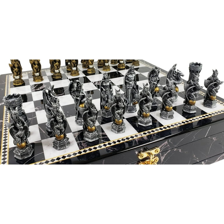 King Arthur Chess Set 36cm 14 Themed Chess Set