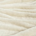 thumbnail image 4 of Superior Super Soft Plush Fleece Blanket, Adult/Teen, King 90" x 106", Ivory, 4 of 10