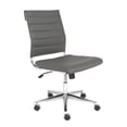 thumbnail image 1 of Brika Home Chaise Basse de Bureau en Gris, 1 of 3