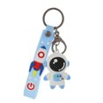 thumbnail image 1 of Space Astronaut Keychain Cute: Purse Charm Key Ring with Lanyard & Lobster Clasp, 1 of 8