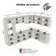 thumbnail image 3 of Cocina Integral Completa Modular Madesa Nice 465cm Crema 02, 3 of 6