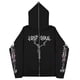 thumbnail image 2 of Sudaderas oscuras europeas y americanas para hombres y mujeres, sudaderas con capucha, parejas góticas, sudaderas Harajuku con cremallera de gran tamaño, 2023, 2 of 5