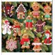 thumbnail image 1 of Colgante clásico de hombre de jengibre navideño, adornos navideños, adornos colgantes para árbol de Navidad, 1 of 5