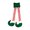 Green, variant on Christmas Pixie Leg Ornament Frayed Socks Tree Decoration Car Legs