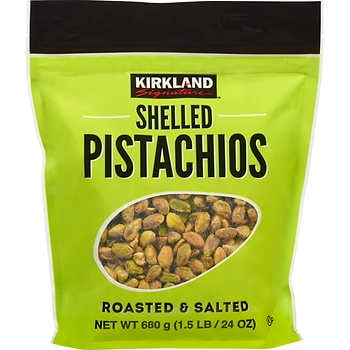 KS Shelled Pistachios, Roasted & Salted, 1.5 lbs