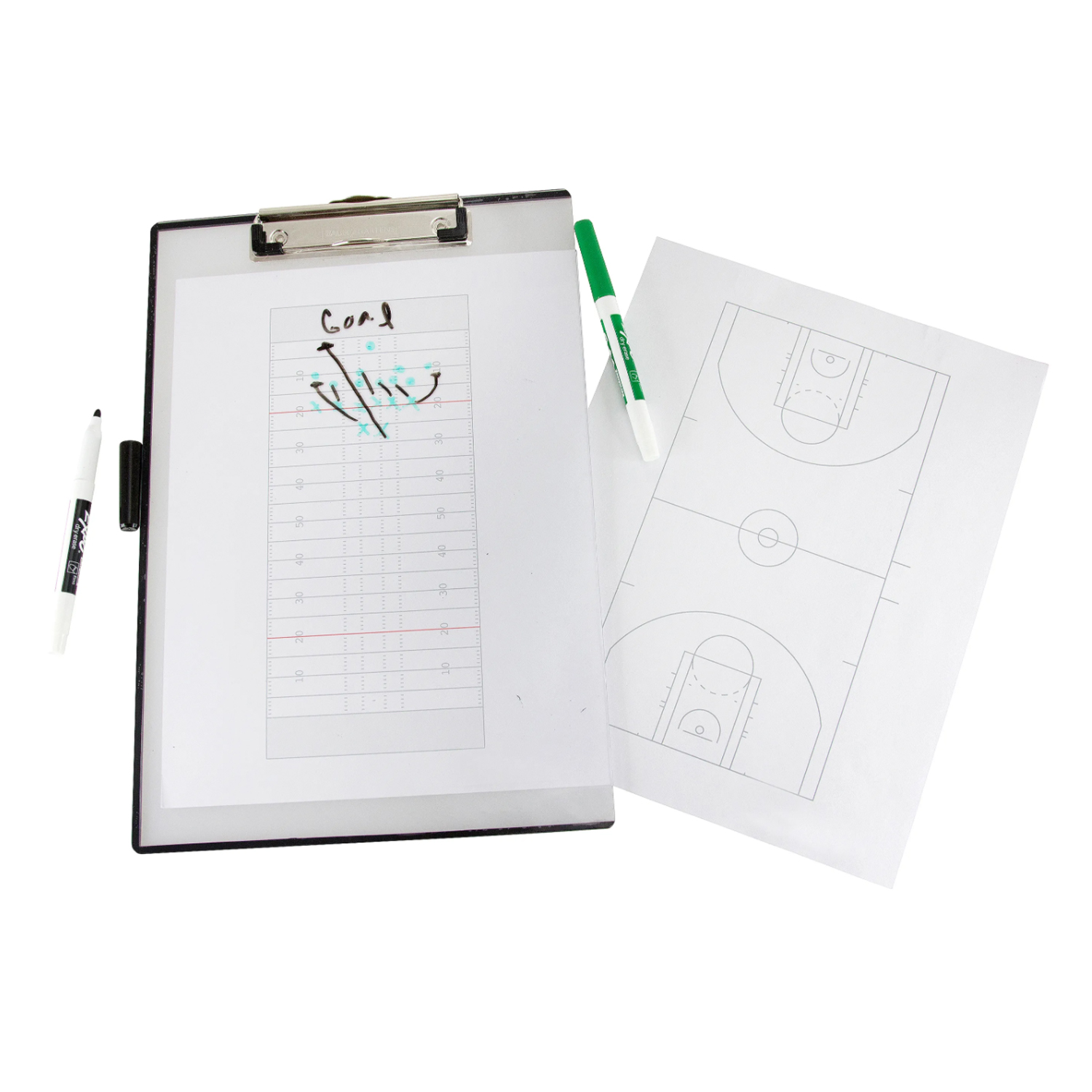 Mobile OPS Unbreakable Quick Reference Clipboard with Dry Eraseable Transparent Protective Cover, Clear, Pack of 2