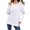 White, variant on Vedolay Womens Cute Sweater Womens 2023 Fall Fashion Long Sleeve Sweater Ruffle Slim Fit Pullover Top,Gray M