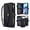 Black, variant on for iPhone 17 Air Case Crossbody Wallet Detachable Magnetic Case: Cover with Card Holder and Zipper Pocket, Detachable Shoulder & Wrist Strap Secure RFID Blocking Protection,Hotpink