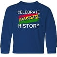thumbnail image 3 of Inktastic Celebrate Black History Long Sleeve Youth T-Shirt, 3 of 5