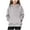 Gray A4, variant on Hrsba Girls Boys Hooded Sweatshirt Unisex Fall Winter Top Kids Warm Winter Wear Long Sleeve Hooded Sweatshirt for 4-14 Years Kids Fall Thin Style Solid Color with Pockets