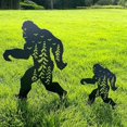thumbnail image 5 of Sylvtty Halloween Metal Garden Stake Black Sasquatch Cat Dog Patio Yard Sign Outdoor Silhouette Statue for Garden Yard Patio Lawn Decor, 5 of 7