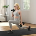 thumbnail image 2 of Soozier Weights Dumbbells Set with Non-Slip Grip for Home Gym, 2 x 25lbs, 2 of 10