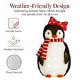 thumbnail image 6 of Best Choice Products 4-Piece Lighted 3ft Pop-Up Penguin Family Outdoor Christmas Decoration w/ 300 LED Lights - Red, 6 of 7