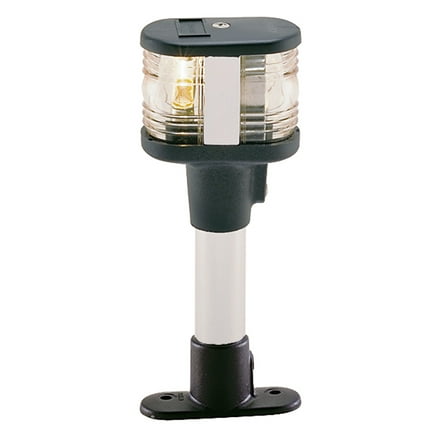 Perko 1196DP2CHR Fixed-Mount Combination Masthead/White All Round Light with Polymer Base - 12-1/8" Height