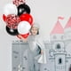 thumbnail image 5 of Globos de látex KUULBELA, 68 unidades, rojo, negro y blanco, 30 cm con confeti, 5 of 5