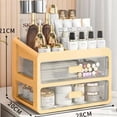thumbnail image 1 of Caja de almacenamiento de cosméticos, cajón transparente, estante de almacenamiento de escritorio, tocador, caja de maquillaje, estante for productos de cuidado de la piel, 1 of 2