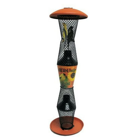 Perky-Pet Terra Cotta and Black Sunflower Tube Bird Feeder