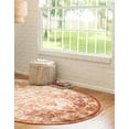 thumbnail image 3 of Unique Loom Isabella Collection Area Rug - Adjani (7' 10" x 10' Oval Rust Red/Black), 3 of 6