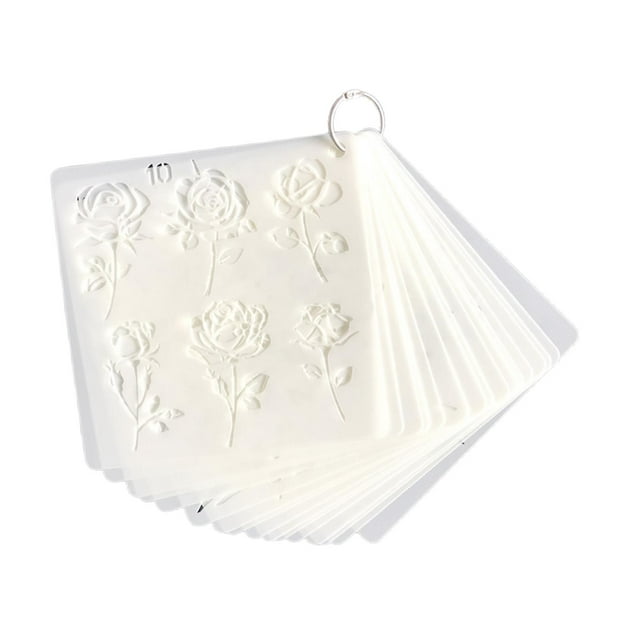 20 plantillas de pintura en relieve, juegos decorativos de arte DIY, herramientas reutilizables duraderas para el hogar, álbum de Zulema Plantilla de pintura mural
