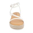 thumbnail image 6 of Journee Womens Odelia Buckle Espadrille Sandals, 6 of 9